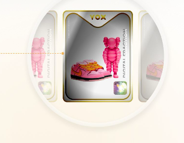 YOX physical and digital collectible card